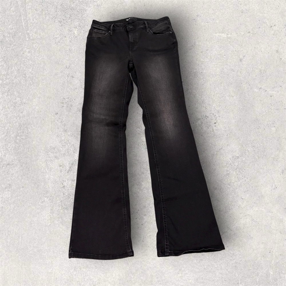 Vera Wang Black Boot Cut Jeans, Size 8